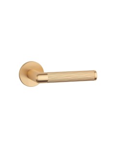 KLAMKA APRILE LOBELIA ROZETA R SUPER SLIM 5MM KG - ZŁOTY MATOWY