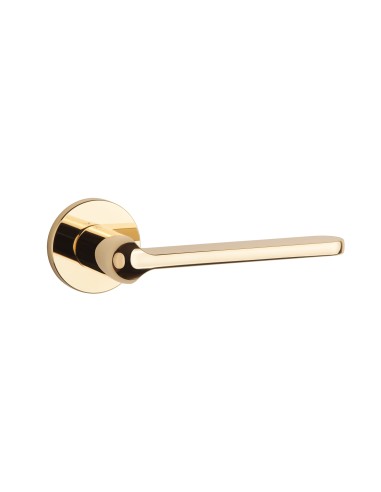 KLAMKA APRILE LORENZA ROZETA R SLIM 7MM LG - ZŁOTY POLEROWANY