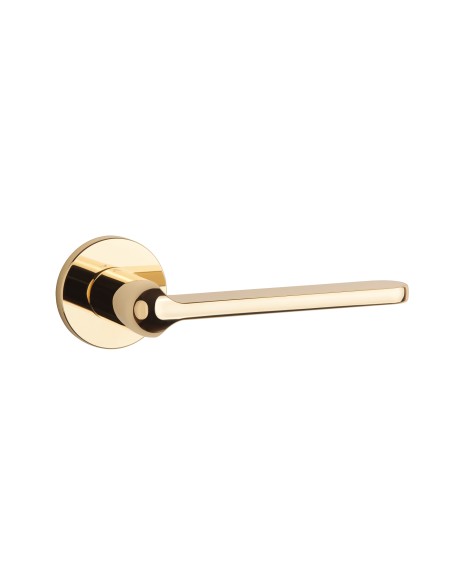 KLAMKA APRILE LORENZA ROZETA R SLIM 7MM LG - ZŁOTY POLEROWANY