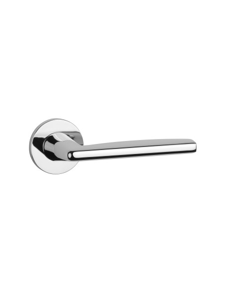 KLAMKA APRILE LUNA ROZETA R SLIM 7MM CP - CHROM POLEROWANY