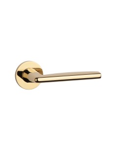 KLAMKA APRILE LUNA ROZETA R SLIM 7MM GOLD PVD - ZŁOTY POLEROWANY PVD