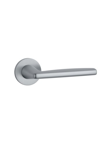 KLAMKA APRILE LUNA ROZETA R SLIM 7MM MSC - CHROM SATYNOWY