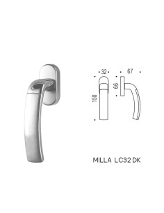 KLAMKA OKIENNA MILLA LC32
