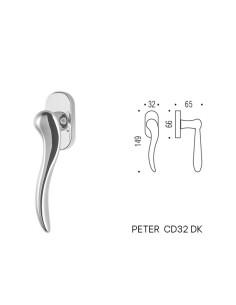 KLAMKA OKIENNA PETER