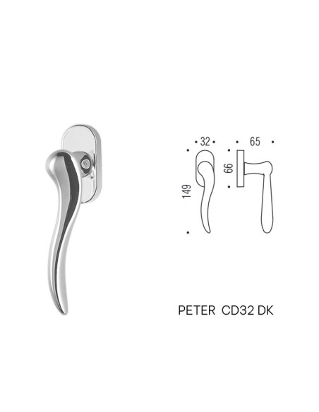 KLAMKA OKIENNA PETER