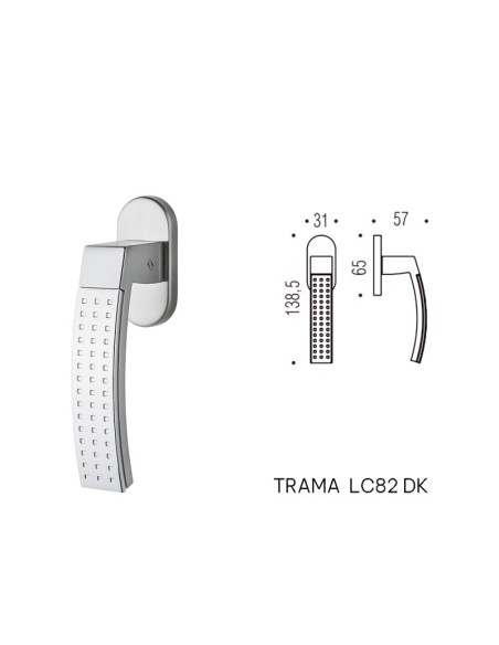 KLAMKA OKIENNA TRAMA LC82