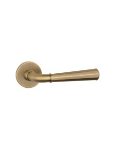 KLAMKA APRILE MARIGOLD ROZETA R SLIM 7MM FB - PATYNA ANTYCZNA