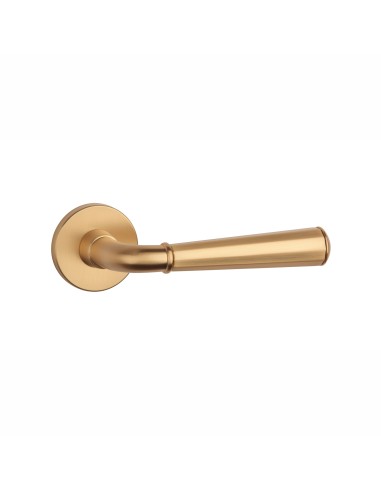 KLAMKA APRILE MARIGOLD ROZETA R SLIM 7MM KG - ZLOTY MATOWY