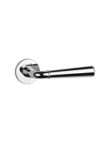 KLAMKA APRILE MARIGOLD ROZETA R SLIM 7MM LC - CHROM POLEROWANY