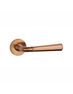 KLAMKA APRILE MARIGOLD ROZETA R SLIM 7MM PN PVD - MIEDZIANY PVD