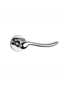 KLAMKA APRILE NERINA ROZETA R SLIM 7MM LC - CHROM POLEROWANY
