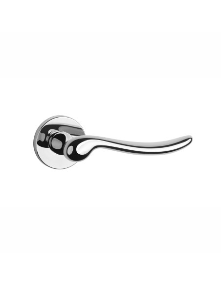 KLAMKA APRILE NERINA ROZETA R SLIM 7MM LC - CHROM POLEROWANY