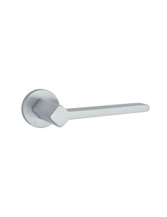 KLAMKA APRILE NINFEA ROZETA R SLIM 7MM SC - CHROM SATYNOWY