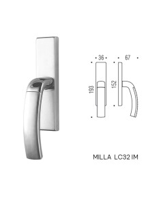 KLAMKA OKIENNA MILLA LC32 2
