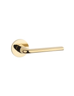 KLAMKA APRILE OLEANDRO ROZETA R SLIM 7MM GOLD PVD - ZŁOTY POLEROWANY PVD