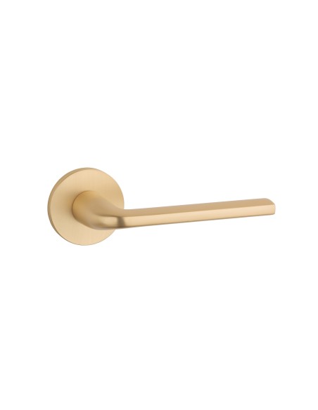 KLAMKA APRILE OLEANDRO ROZETA R SLIM 7MM GOLD SATIN - ZŁOTY MATOWY