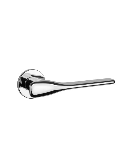 KLAMKA APRILE ORCHIDE ROZETA R SLIM 7MM LC - CHROM POLEROWANY