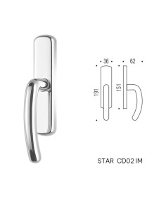 KLAMKA OKIENNA STAR 2