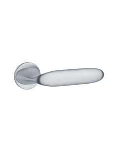 KLAMKA APRILE PEONIA ROZETA R SLIM 7MM SC - CHROM SATYNOWY