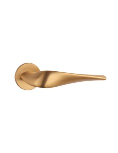 KLAMKA APRILE PETUNIA ROZETA R SUPER SLIM 5MM KG - ZŁOTY MATOWY