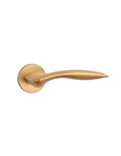 KLAMKA APRILE ROBINIA ROZETA R SLIM 7MM KG - ZŁOTY MATOWY