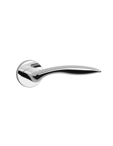 KLAMKA APRILE ROBINIA ROZETA R SLIM 7MM LC - CHROM POLEROWANY