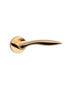 KLAMKA APRILE ROBINIA ROZETA R SLIM 7MM LG - ZŁOTY POLEROWANY