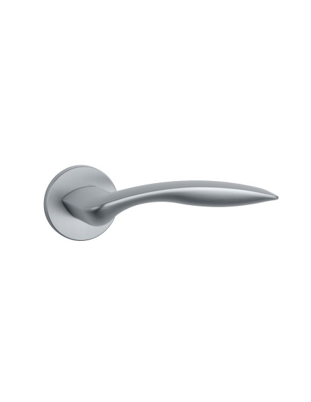 KLAMKA APRILE ROBINIA ROZETA R SLIM 7MM SC - CHROM SATYNOWY