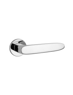 KLAMKA APRILE ROSA ROZETA R SLIM 7MM LC - CHROM POLEROWANY