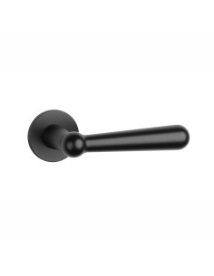 KLAMKA APRILE ROSEMARY ROZETA R SUPER SLIM 5MM BK - CZARNY MATOWY
