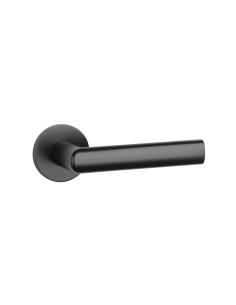 KLAMKA APRILE SILENA ROZETA R SLIM 7MM BLACK - CZARNY MATOWY