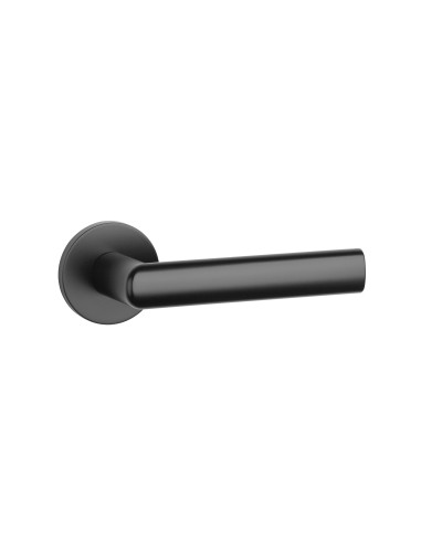KLAMKA APRILE SILENA ROZETA R SLIM 7MM BLACK - CZARNY MATOWY