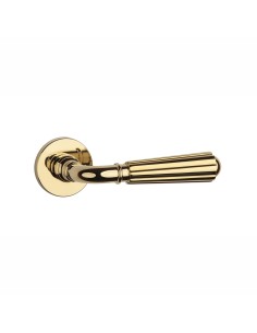KLAMKA APRILE UTRICA ROZETA R SLIM 7MM LG PVD - ZŁOTY POLEROWANY PVD