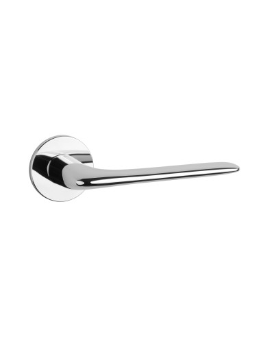 KLAMKA APRILE VIOLA ROZETA R SUPER SLIM 5MM LC - CHROM POLEROWANY
