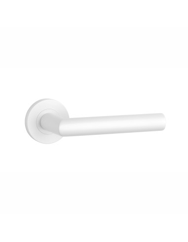 KLAMKA STERK OVAL 1740 ROZETA PRO 8MM WH - BIAŁY MATOWY