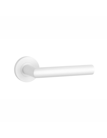 KLAMKA STERK OVAL 1740 ROZETA PRO 8MM WH - BIAŁY MATOWY