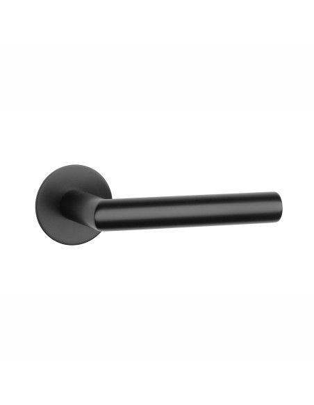 KLAMKA STERK OVAL 1750 ROZETA ULTRA SLIM 3MM F5 - CZARNY MATOWY