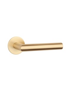 KLAMKA STERK OVAL 1750 ROZETA ULTRA SLIM 3MM MG - ZŁOTY MATOWY