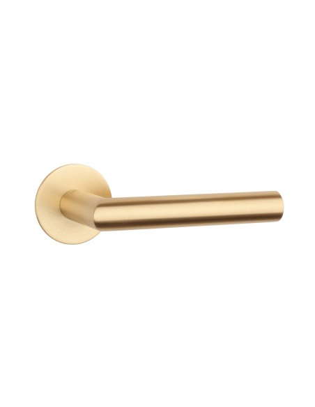 KLAMKA STERK OVAL 1750 ROZETA ULTRA SLIM 3MM MG - ZŁOTY MATOWY