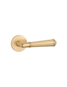 KLAMKA STILE ARIDA ROZETA R SLIM 7MM GOLD SATIN - ZŁOTY MATOWY