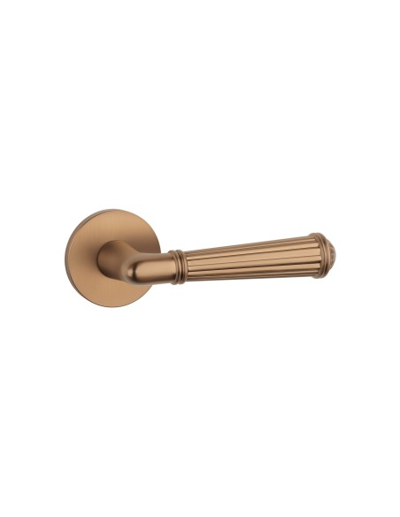 KLAMKA STILE ARIDA ROZETA R SLIM 7MM LIGHT BROWN - JASNY BRĄZOWY