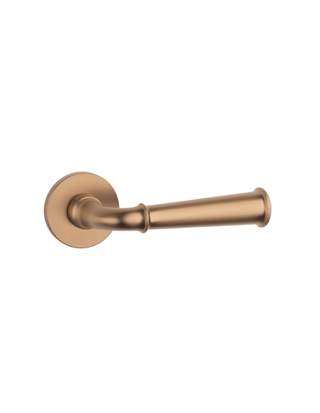 KLAMKA STILE IBRA ROZETA R SLIM 7MM LIGHT BROWN - JASNY BRĄZOWY