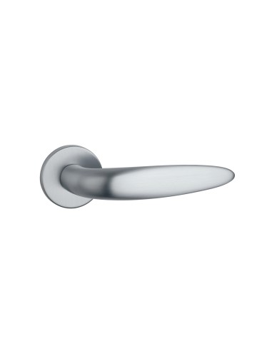 KLAMKA STILE ODA ROZETA R SLIM 7MM SC - CHROM SATYNOWY