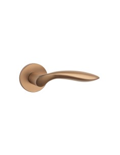 KLAMKA STILE PULIA ROZETA R SLIM 7MM LIGHT BROWN - JASNY BRĄZOWY