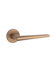 KLAMKA STILE SALTA ROZETA R SLIM 7MM LIGHT BROWN - JASNY BRĄZOWY