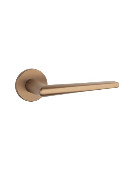 KLAMKA STILE SALTA ROZETA R SLIM 7MM LIGHT BROWN - JASNY BRĄZOWY