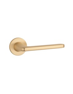 KLAMKA STILE UTA ROZETA R SLIM 7MM GOLD SATIN - ZŁOTY MATOWY