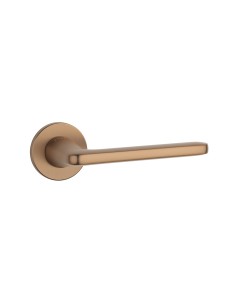 KLAMKA STILE UTA ROZETA R SLIM 7MM LIGHT BROWN - JASNY BRĄZOWY