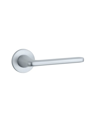 KLAMKA STILE UTA ROZETA R SLIM 7MM PSC - CHROM SATYNOWY