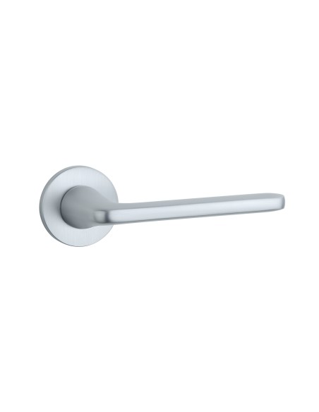 KLAMKA STILE UTA ROZETA R SLIM 7MM PSC - CHROM SATYNOWY